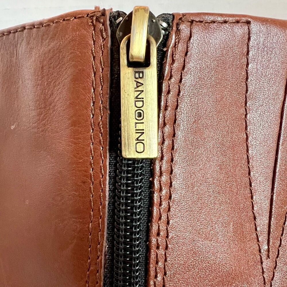 BANDOLINO Leather Coloradee Riding Boot Two Tone 7.5 M - Picture 5 of 15